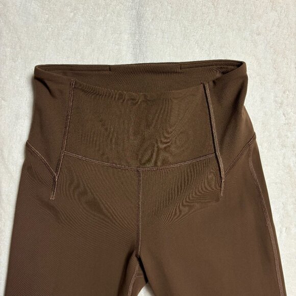 Lululemon Womens Groove High Rise Split Hem Flared Pant Size 4 Java Brown W5ENGS - Picture 6 of 14